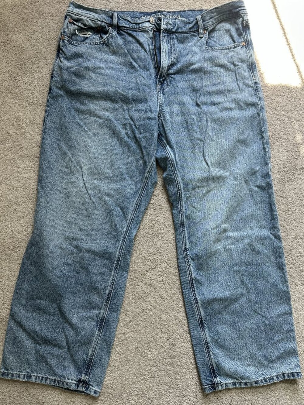 American Eagle AE Ex-Boyfriend Strigid Jeans Size 18